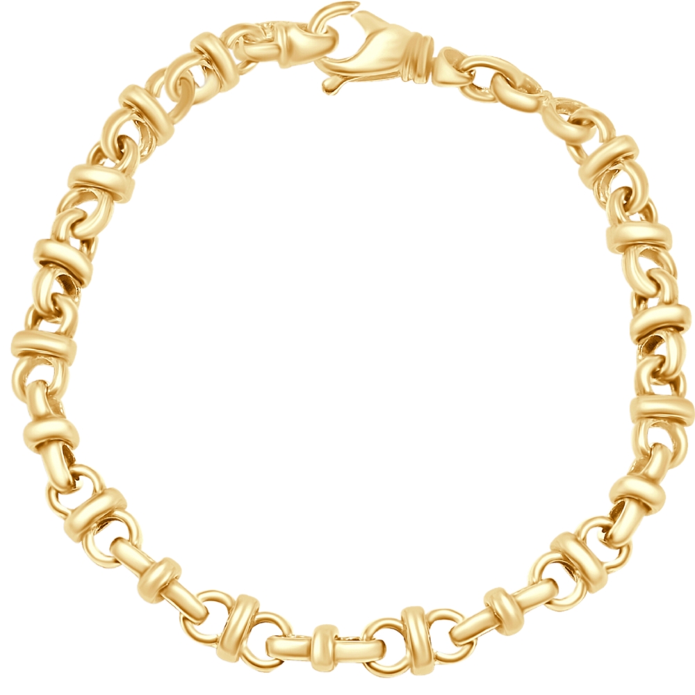 Men's 14k Gold (25gram) or Platinum (40gram) 7mm Link